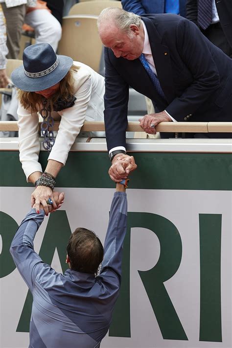 Rafael Nadal and the Former King of Spain Shook Hands, and 